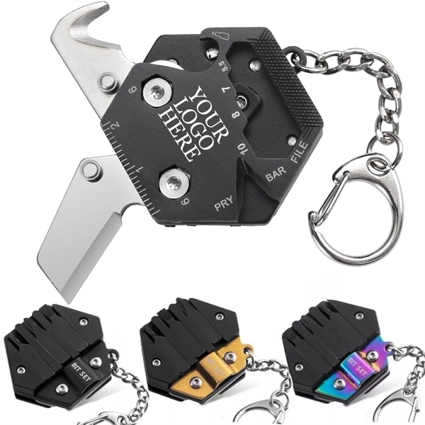 Multifunction Keychain Knife Outdoor Escape Mini Tools - Multifunction Keychain Knife Outdoor Escape Mini Tools - Image 0 of 5