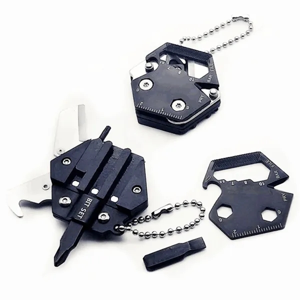 Multifunction Keychain Knife Outdoor Escape Mini Tools - Multifunction Keychain Knife Outdoor Escape Mini Tools - Image 3 of 5
