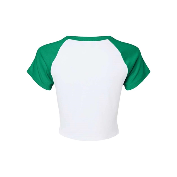 BELLA + CANVAS Women's Micro Rib Raglan Baby Tee - BELLA + CANVAS Women's Micro Rib Raglan Baby Tee - Image 8 of 16