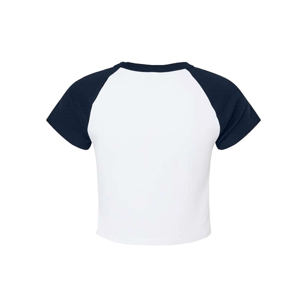 BELLA + CANVAS Women's Micro Rib Raglan Baby Tee - BELLA + CANVAS Women's Micro Rib Raglan Baby Tee - Image 10 of 16