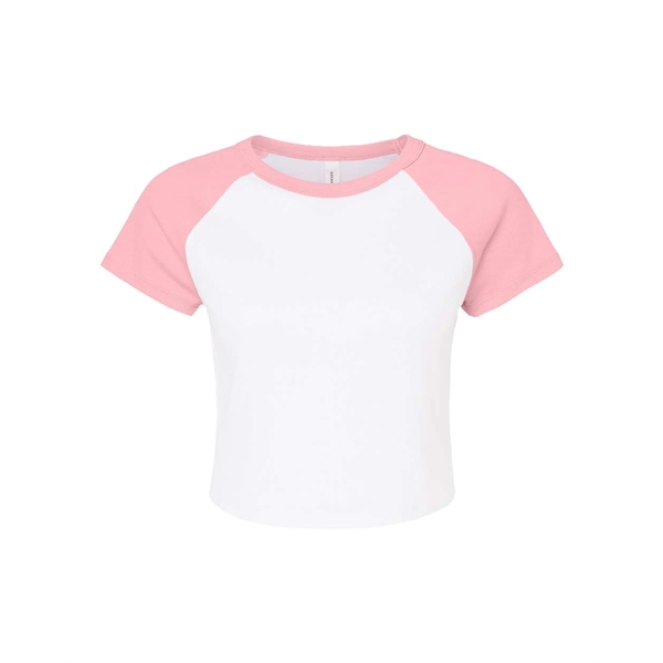 BELLA + CANVAS Women's Micro Rib Raglan Baby Tee - BELLA + CANVAS Women's Micro Rib Raglan Baby Tee - Image 11 of 16