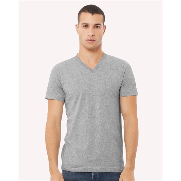 BELLA + CANVAS Heather CVC V-Neck Tee - BELLA + CANVAS Heather CVC V-Neck Tee - Image 0 of 36