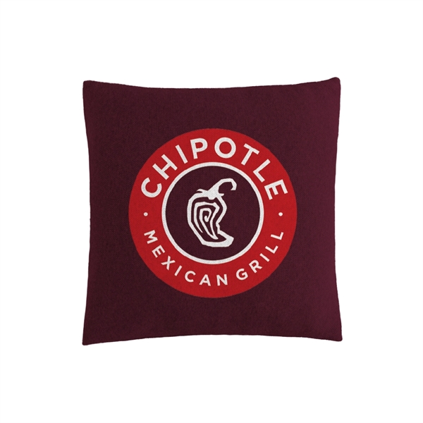 Custom Jacquard Cotton Blend Knitted Logo Pillow Case - Custom Jacquard Cotton Blend Knitted Logo Pillow Case - Image 1 of 3