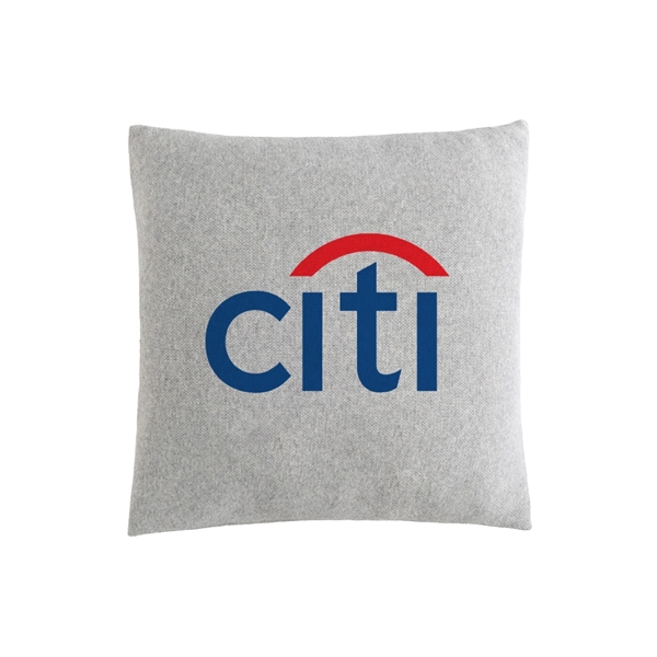 Custom Jacquard Cotton Blend Knitted Logo Pillow Case - Custom Jacquard Cotton Blend Knitted Logo Pillow Case - Image 2 of 3