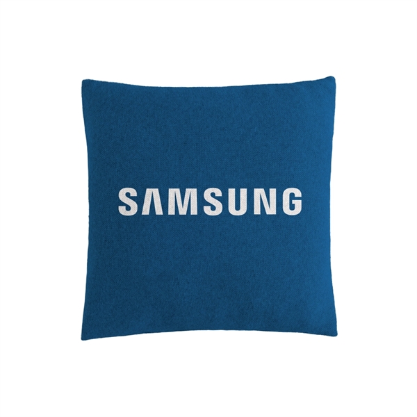 Custom Jacquard Cotton Blend Knitted Logo Pillow Case - Custom Jacquard Cotton Blend Knitted Logo Pillow Case - Image 0 of 3