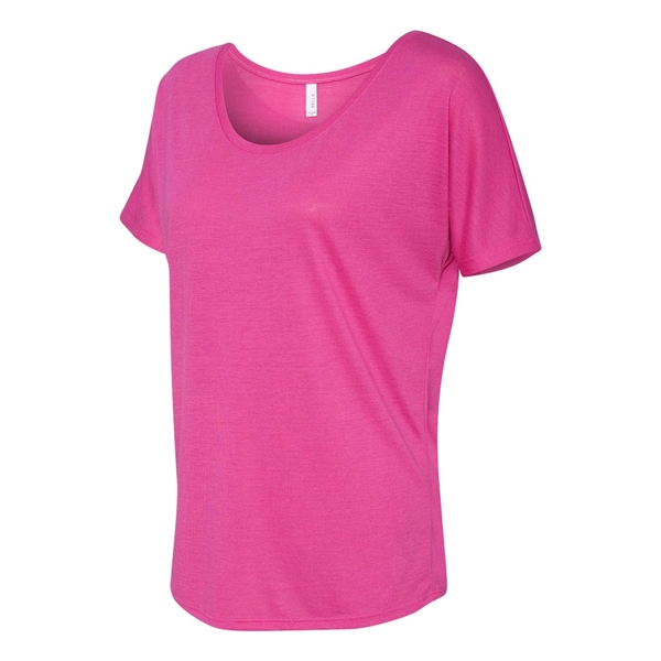 BELLA + CANVAS Women's Flowy Draped Dolman Tee - BELLA + CANVAS Women's Flowy Draped Dolman Tee - Image 44 of 75