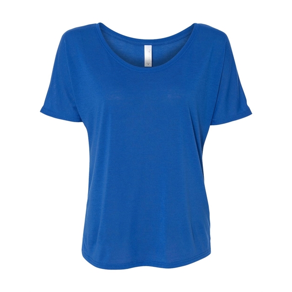 BELLA + CANVAS Women's Flowy Draped Dolman Tee - BELLA + CANVAS Women's Flowy Draped Dolman Tee - Image 64 of 75