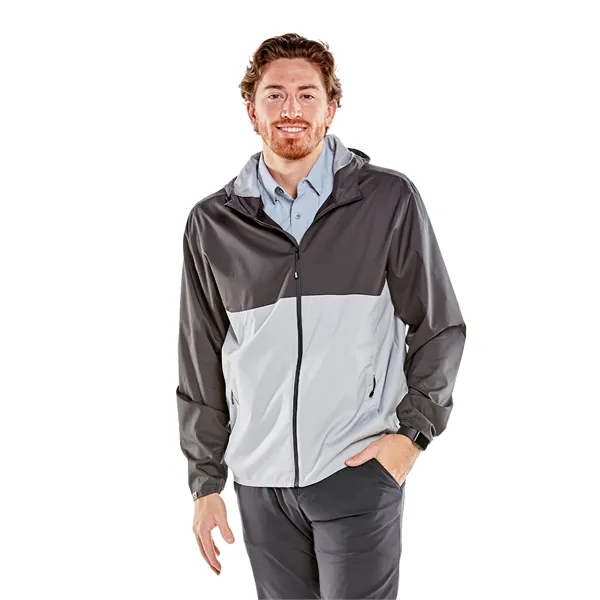 Men's Idealist Hooded Windbreaker Jacket - Men's Idealist Hooded Windbreaker Jacket - Image 0 of 4