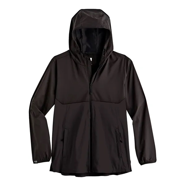 Woman's Idealist Full Zip Hooded Windbreaker - Woman's Idealist Full Zip Hooded Windbreaker - Image 10 of 10