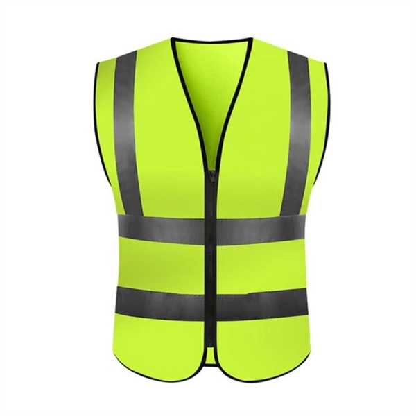 Hi Vis Class 2 rPET Reflective Knitted Safety Workwear Vest - Hi Vis Class 2 rPET Reflective Knitted Safety Workwear Vest - Image 1 of 4