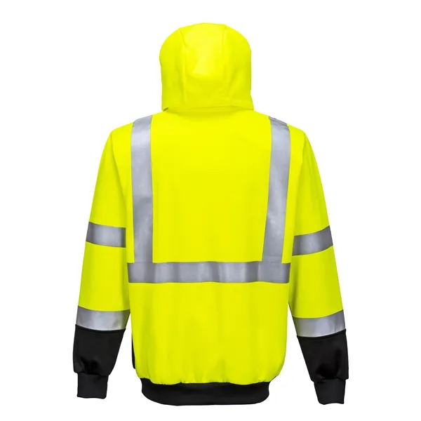 Hi-Vis Two-Tone Zippered Hoodie - Hi-Vis Two-Tone Zippered Hoodie - Image 1 of 1