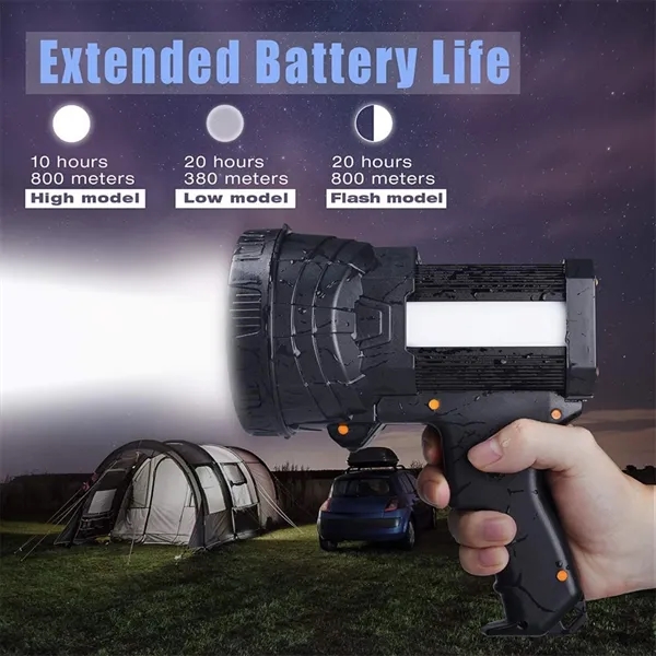 Rechargeable Led Spotlight and Power Bank - Rechargeable Led Spotlight and Power Bank - Image 2 of 6