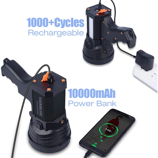 Rechargeable Led Spotlight and Power Bank - Rechargeable Led Spotlight and Power Bank - Image 4 of 6