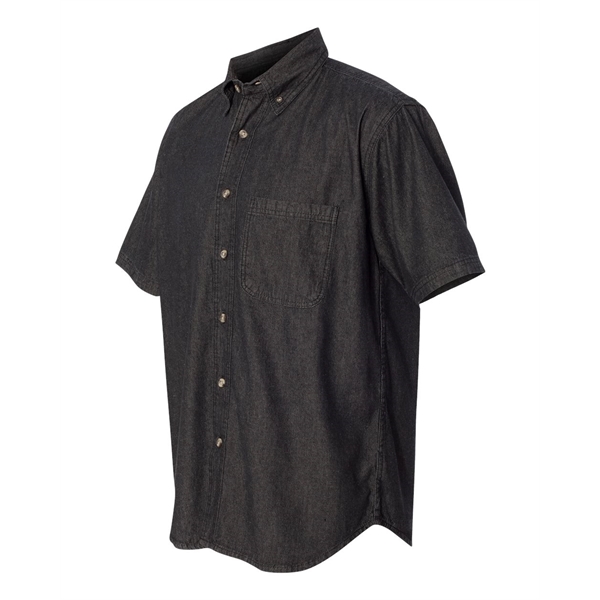 Sierra Pacific Denim Short Sleeve Shirt - Sierra Pacific Denim Short Sleeve Shirt - Image 2 of 9