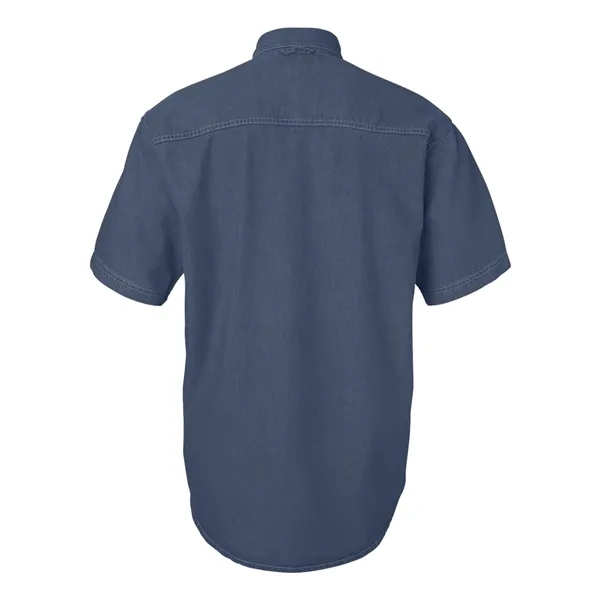 Sierra Pacific Denim Short Sleeve Shirt - Sierra Pacific Denim Short Sleeve Shirt - Image 6 of 9
