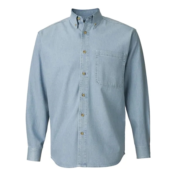 Sierra Pacific Denim Shirt Tall Sizes - Sierra Pacific Denim Shirt Tall Sizes - Image 4 of 6