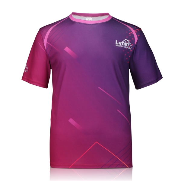 Unisex Quick Drying Full Color Dye Sublimation T-shirt - Unisex Quick Drying Full Color Dye Sublimation T-shirt - Image 5 of 7