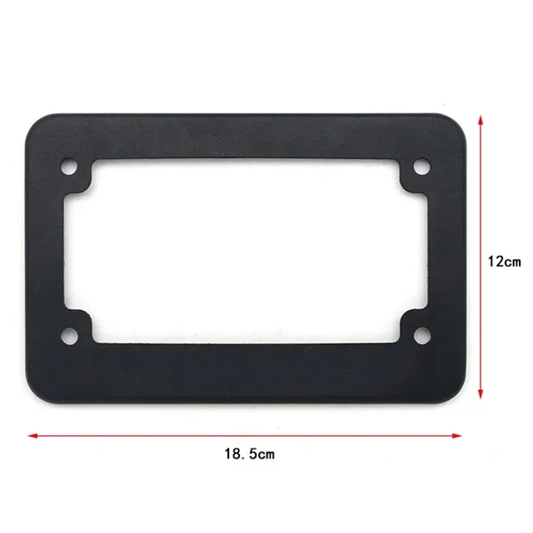 Metal Motorcycle License Plate Frame - Metal Motorcycle License Plate Frame - Image 1 of 1