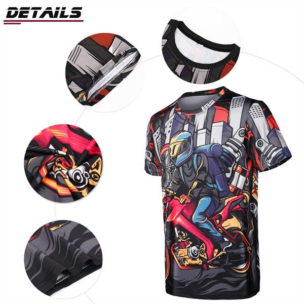 Unisex Full Color Dye Sublimation T-shirt - Unisex Full Color Dye Sublimation T-shirt - Image 1 of 9