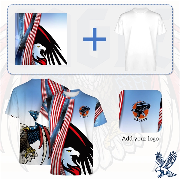 Unisex Full Color Dye Sublimation T-shirt - Unisex Full Color Dye Sublimation T-shirt - Image 2 of 9