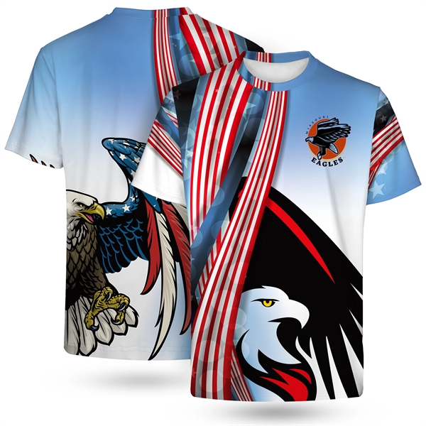 Unisex Full Color Dye Sublimation T-shirt - Unisex Full Color Dye Sublimation T-shirt - Image 3 of 9
