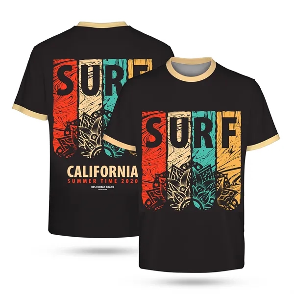 Unisex Full Color Dye Sublimation T-shirt - Unisex Full Color Dye Sublimation T-shirt - Image 9 of 9