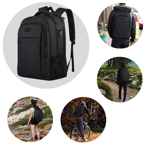 USB Laptop Backpack - USB Laptop Backpack - Image 3 of 3