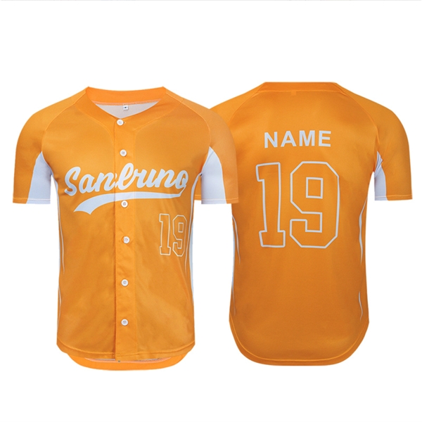 Full Colr Sublimated Baseball Jersey - Full Colr Sublimated Baseball Jersey - Image 3 of 7
