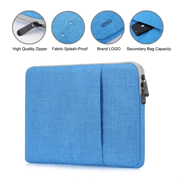 8-15 Inch Zipper Laptop Sleeve Notebook Computer Pocket Case - 8-15 Inch Zipper Laptop Sleeve Notebook Computer Pocket Case - Image 1 of 5