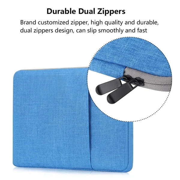 8-15 Inch Zipper Laptop Sleeve Notebook Computer Pocket Case - 8-15 Inch Zipper Laptop Sleeve Notebook Computer Pocket Case - Image 3 of 5