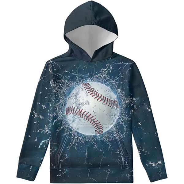 Youth rPET Recycled 100% Polyester Performance Hoodie - Youth rPET Recycled 100% Polyester Performance Hoodie - Image 1 of 3