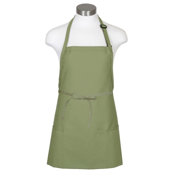Premium Apron w/ Adjustable Neck & 3 Section Pouch Pocket - Premium Apron w/ Adjustable Neck & 3 Section Pouch Pocket - Image 9 of 23