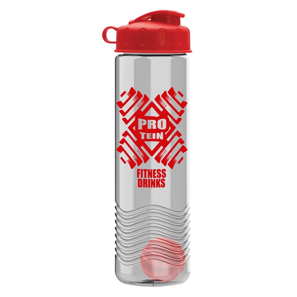 24 Oz. Shaker Bottle With Flip Top - 24 Oz. Shaker Bottle With Flip Top - Image 2 of 16