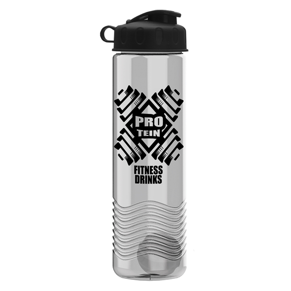 24 Oz. Shaker Bottle With Flip Top - 24 Oz. Shaker Bottle With Flip Top - Image 4 of 16
