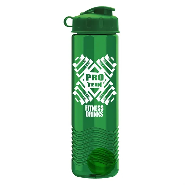 24 Oz. Shaker Bottle With Flip Top - 24 Oz. Shaker Bottle With Flip Top - Image 11 of 16