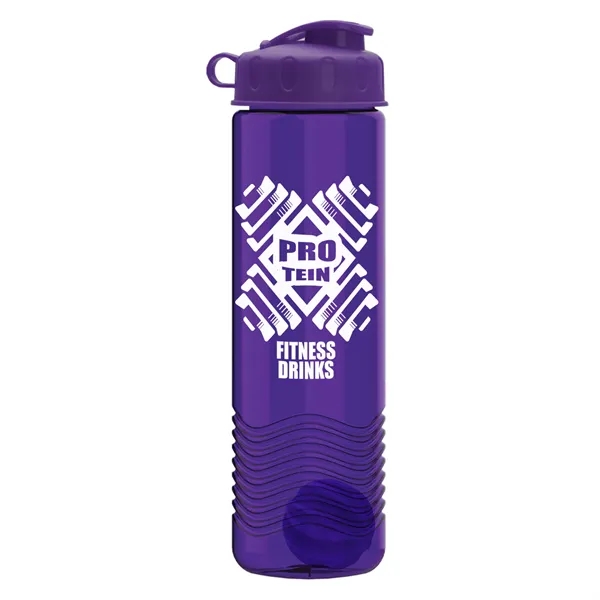 24 Oz. Shaker Bottle With Flip Top - 24 Oz. Shaker Bottle With Flip Top - Image 13 of 16