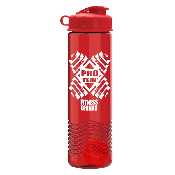 24 Oz. Shaker Bottle With Flip Top - 24 Oz. Shaker Bottle With Flip Top - Image 14 of 16