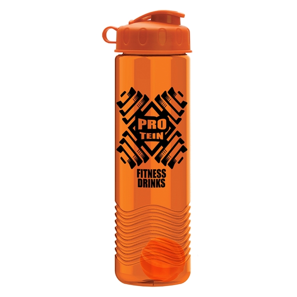 24 Oz. Shaker Bottle With Flip Top - 24 Oz. Shaker Bottle With Flip Top - Image 15 of 16