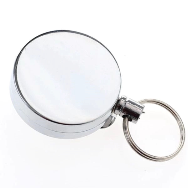 Full Metal Round Badge Reel W/ Belt Clip - Full Metal Round Badge Reel W/ Belt Clip - Image 2 of 2