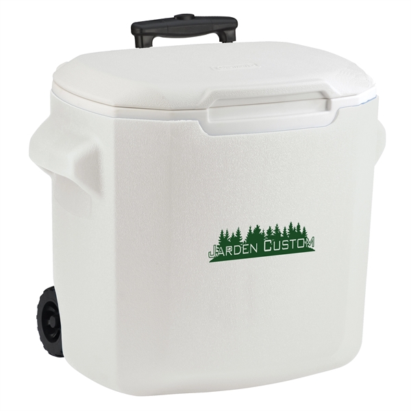 Coleman 28-Quart Performance Wheeled Cooler - White - Coleman 28-Quart Performance Wheeled Cooler - White - Image 1 of 2