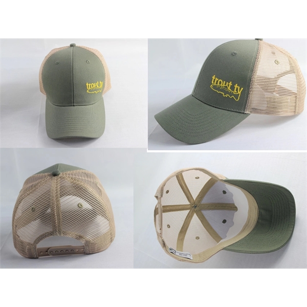 Trucker cap, 6 Panels, Mesh Back, snap buckle - Trucker cap, 6 Panels, Mesh Back, snap buckle - Image 15 of 22
