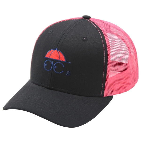 Trucker cap, 6 Panels, Mesh Back, snap buckle - Trucker cap, 6 Panels, Mesh Back, snap buckle - Image 16 of 22