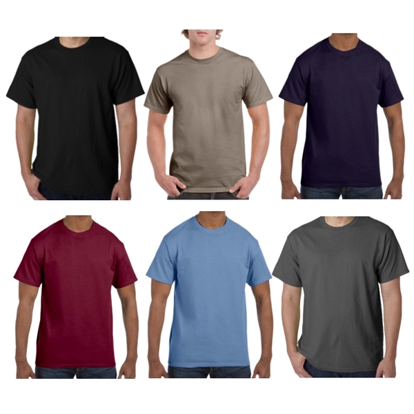 Unisex Cotton T-Shirt with Pre-Shrunk Fabric - Unisex Cotton T-Shirt with Pre-Shrunk Fabric - Image 1 of 13