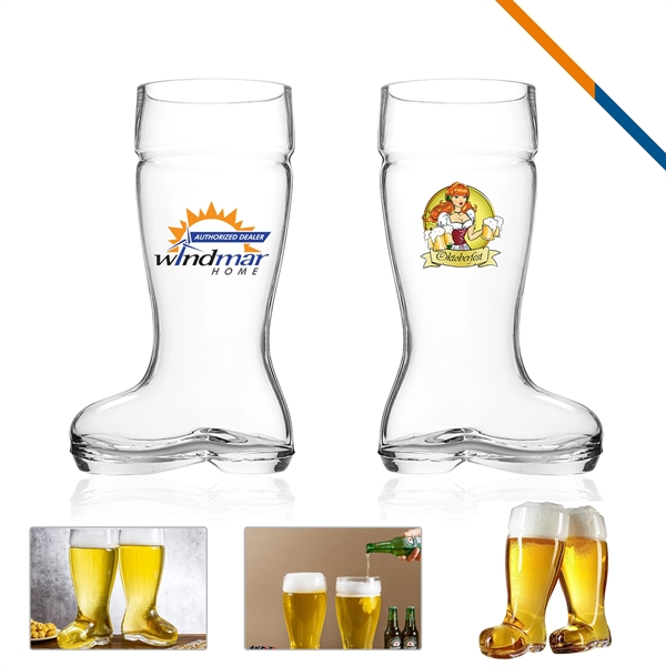 Ulrica Boot Beer Glasses - 44 OZ. - Ulrica Boot Beer Glasses - 44 OZ. - Image 0 of 3