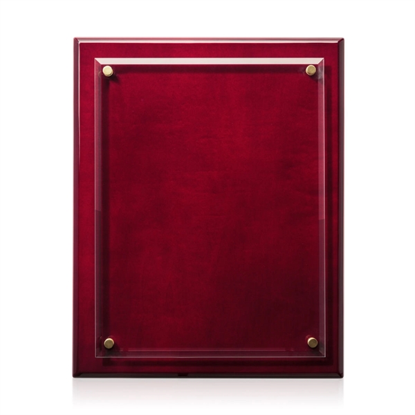 Caledon VividPrint™ Plaque - Rosewood/Gold