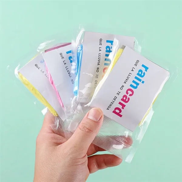 disposable pocket raincoat portable rain card - disposable pocket raincoat portable rain card - Image 1 of 8