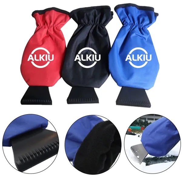 Car Window Ice Scraper With Gloves - Car Window Ice Scraper With Gloves - Image 0 of 3