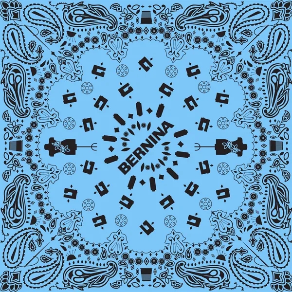 MOQ50 Classical Polyester Square Bandana - MOQ50 Classical Polyester Square Bandana - Image 1 of 1