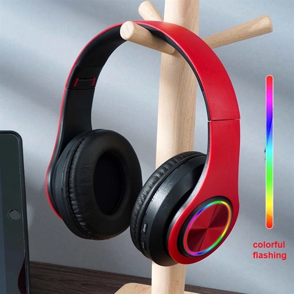 Colorful LED Lights Bluetooth Headphones - Colorful LED Lights Bluetooth Headphones - Image 2 of 2