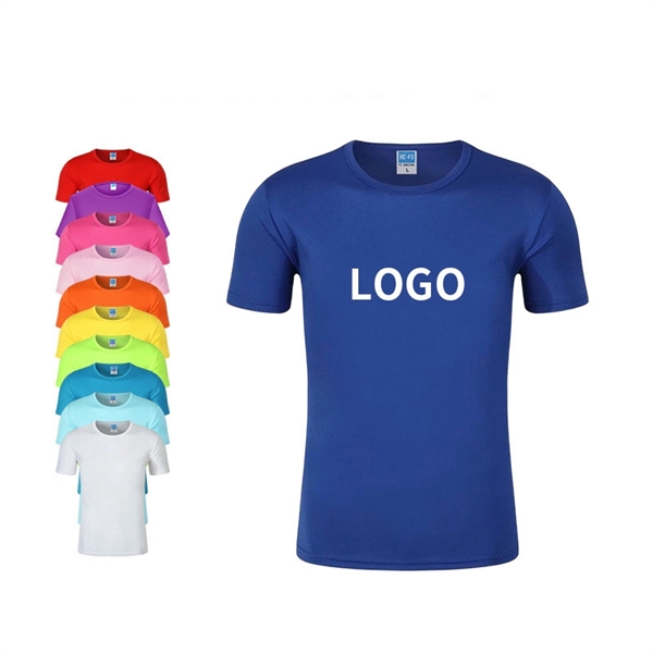 Customizable Logo Quick Drying Adult T-shirt - Customizable Logo Quick Drying Adult T-shirt - Image 0 of 5